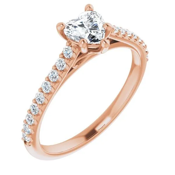 Accented Infinity-Inspired Engagement Ring Don's Jewelry & Design Washington, IA