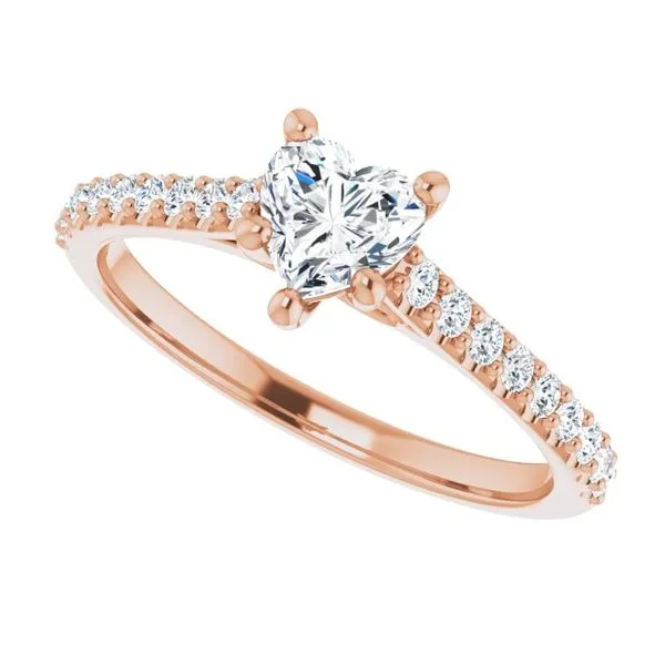 Accented Infinity-Inspired Engagement Ring Image 5 Raleigh Diamond Fine Jewelry Raleigh, NC