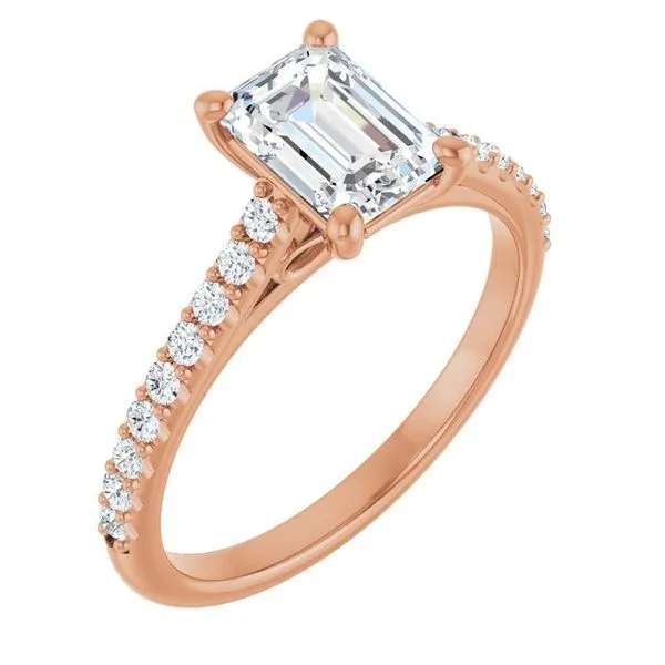 Accented Infinity-Inspired Engagement Ring Raleigh Diamond Fine Jewelry Raleigh, NC