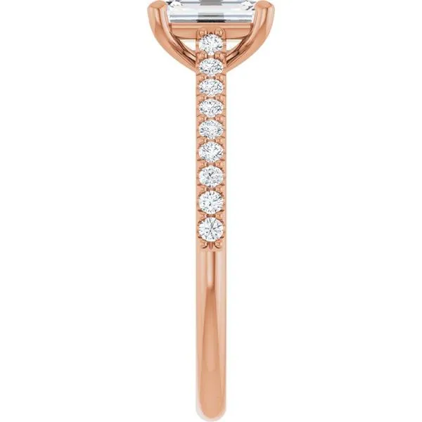 Accented Infinity-Inspired Engagement Ring Image 4 Jimmy Smith Jewelers Decatur, AL