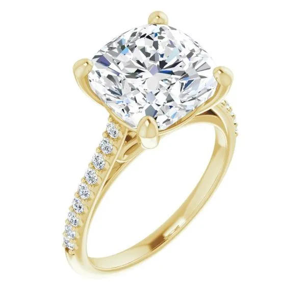 Accented Infinity-Inspired Engagement Ring Jimmy Smith Jewelers Decatur, AL