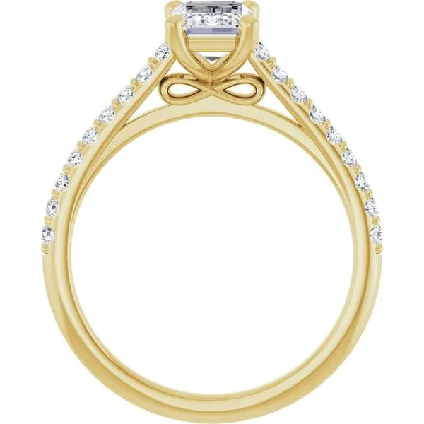 Accented Infinity-Inspired Engagement Ring Image 2 Futer Bros Jewelers York, PA