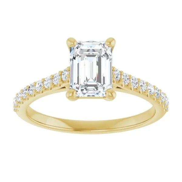 Accented Infinity-Inspired Engagement Ring Image 3 Futer Bros Jewelers York, PA