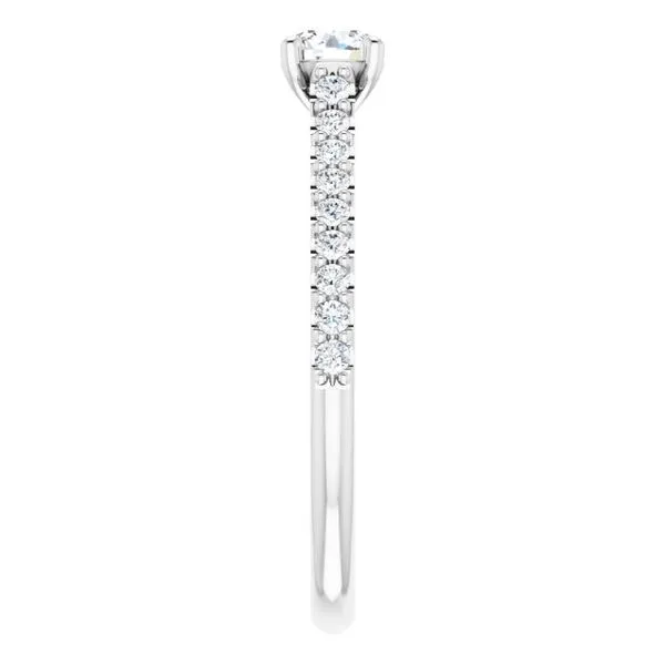Accented Infinity-Inspired Engagement Ring Image 4 Arezzo Jewelers Elmwood Park, IL
