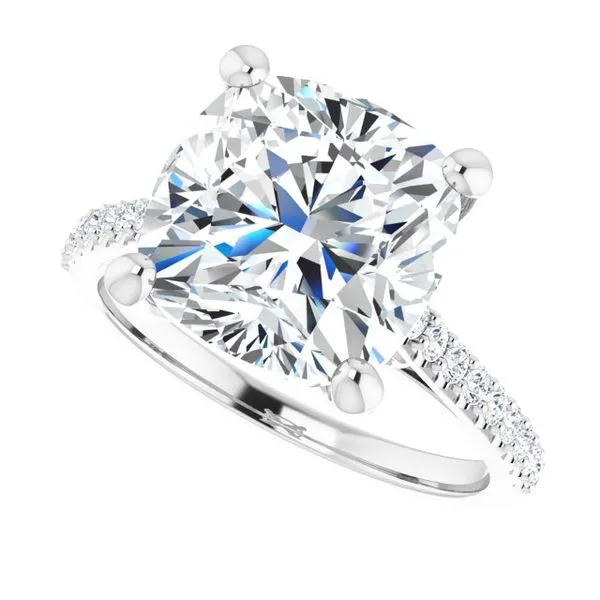 Accented Infinity-Inspired Engagement Ring Image 5 Futer Bros Jewelers York, PA