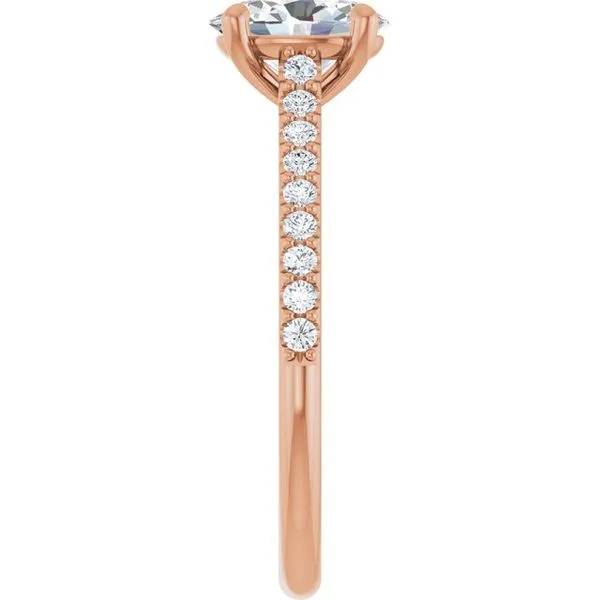 Accented Infinity-Inspired Engagement Ring Image 4 Don's Jewelry & Design Washington, IA