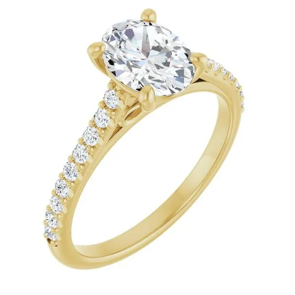 Accented Infinity-Inspired Engagement Ring Austin's Fine Diamonds & Jewelry Lyndhurst, NJ