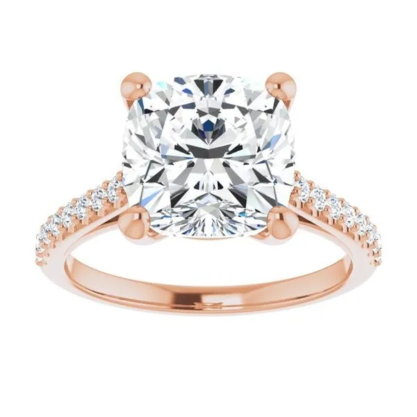 Accented Infinity-Inspired Engagement Ring Image 3 Raleigh Diamond Fine Jewelry Raleigh, NC