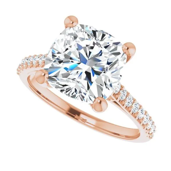 Accented Infinity-Inspired Engagement Ring Image 5 Futer Bros Jewelers York, PA