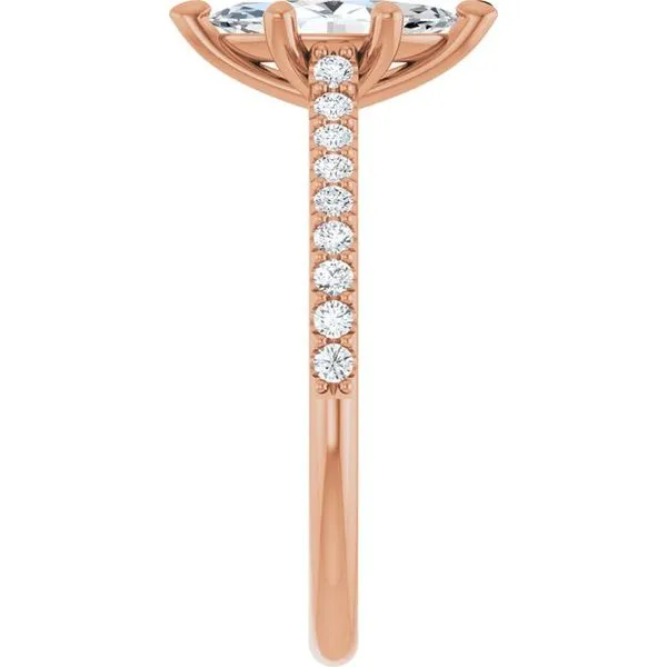 Accented Infinity-Inspired Engagement Ring Image 4 Futer Bros Jewelers York, PA