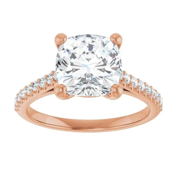 Accented Infinity-Inspired Engagement Ring Image 3 Arezzo Jewelers Elmwood Park, IL