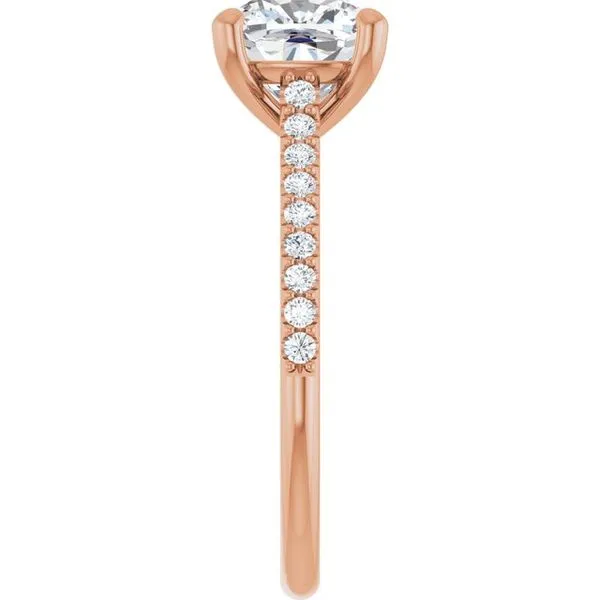 Accented Infinity-Inspired Engagement Ring Image 4 Arezzo Jewelers Elmwood Park, IL