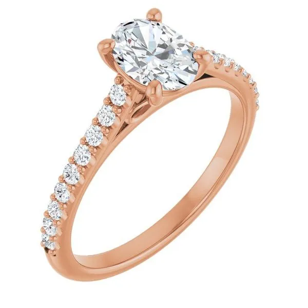 Accented Infinity-Inspired Engagement Ring Raleigh Diamond Fine Jewelry Raleigh, NC