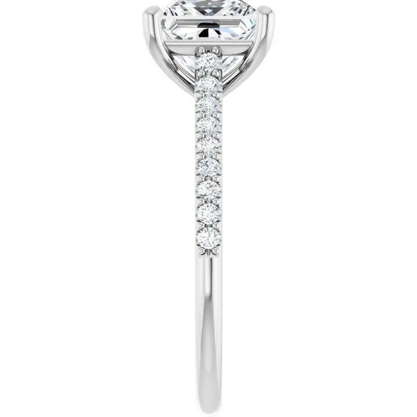 Accented Infinity-Inspired Engagement Ring Image 4 Clater Jewelers Louisville, KY