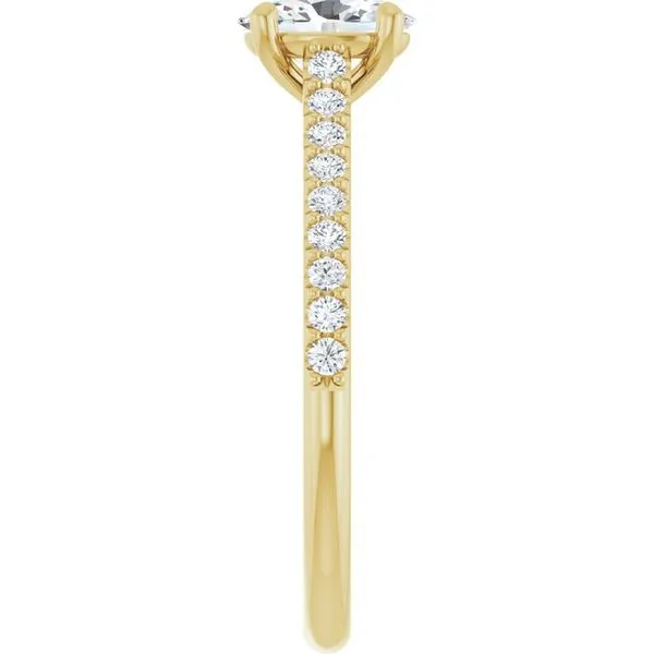 Accented Infinity-Inspired Engagement Ring Image 4 Shipley's Fine Jewelry Hampstead, MD