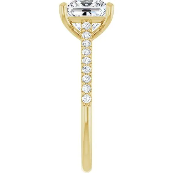 Accented Infinity-Inspired Engagement Ring Image 4 Shipley's Fine Jewelry Hampstead, MD