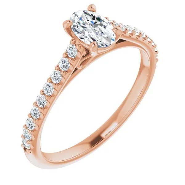 Accented Infinity-Inspired Engagement Ring Arezzo Jewelers Elmwood Park, IL