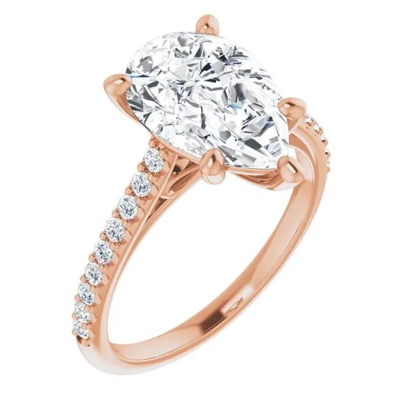 Accented Infinity-Inspired Engagement Ring Raleigh Diamond Fine Jewelry Raleigh, NC