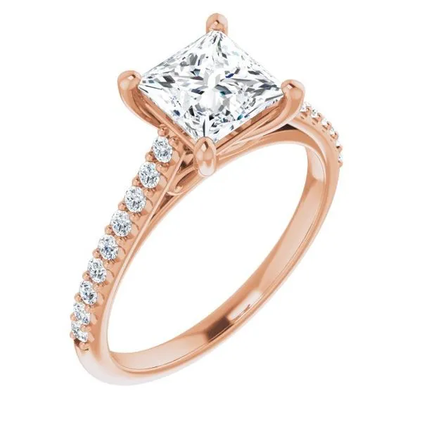 Accented Infinity-Inspired Engagement Ring Futer Bros Jewelers York, PA