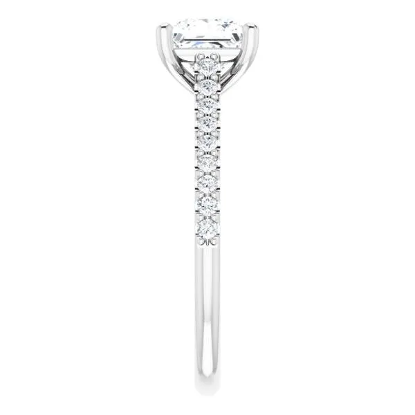 Accented Infinity-Inspired Engagement Ring Image 4 Arezzo Jewelers Elmwood Park, IL