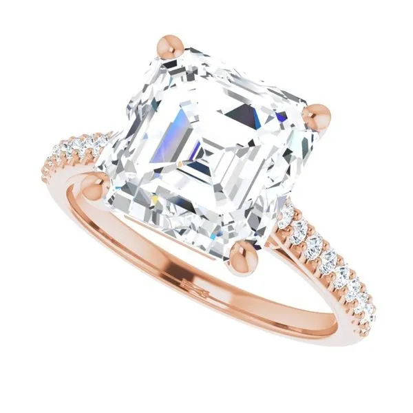 Accented Infinity-Inspired Engagement Ring Image 5 Arezzo Jewelers Elmwood Park, IL