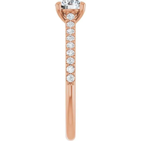 Accented Infinity-Inspired Engagement Ring Image 4 Northwood Jewelers Northwood, OH