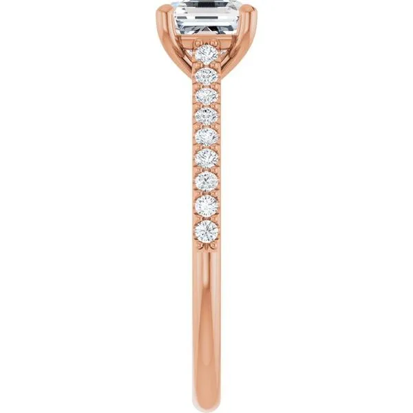 Accented Infinity-Inspired Engagement Ring Image 4 Natale Jewelers Sewell, NJ