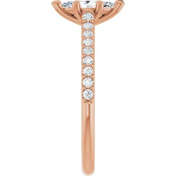 Accented Infinity-Inspired Engagement Ring Image 4 Raleigh Diamond Fine Jewelry Raleigh, NC