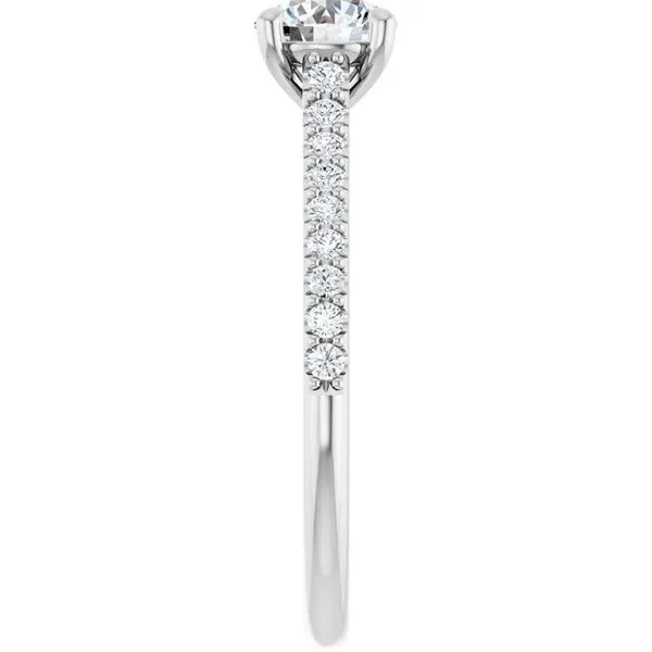 Accented Infinity-Inspired Engagement Ring Image 4 Arezzo Jewelers Elmwood Park, IL