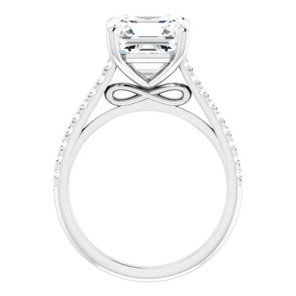 Accented Infinity-Inspired Engagement Ring Image 2 Futer Bros Jewelers York, PA