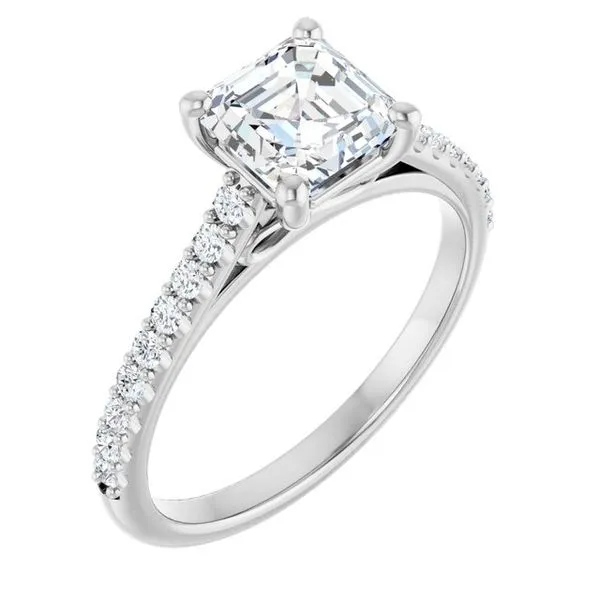 Accented Infinity-Inspired Engagement Ring Futer Bros Jewelers York, PA