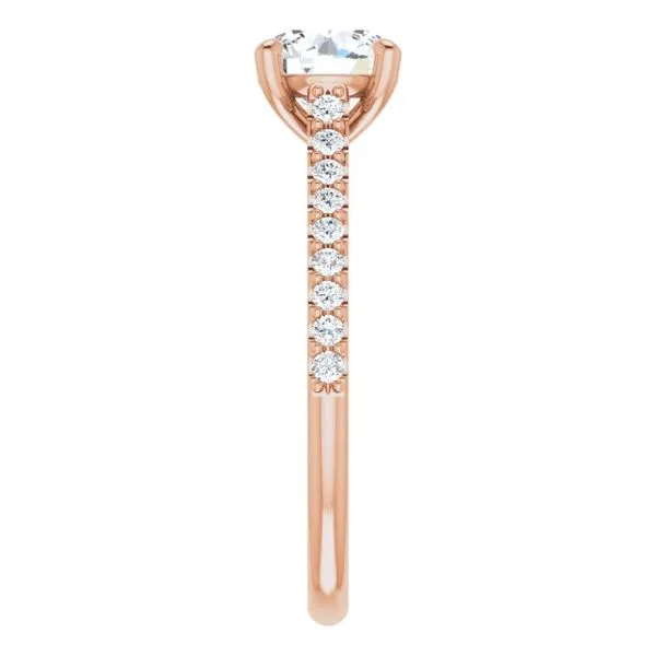 Accented Infinity-Inspired Engagement Ring Image 4 Natale Jewelers Sewell, NJ