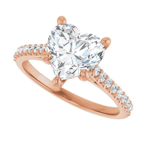 Accented Infinity-Inspired Engagement Ring Image 5 Don's Jewelry & Design Washington, IA