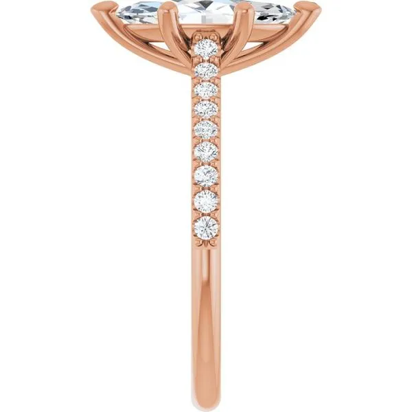 Accented Infinity-Inspired Engagement Ring Image 4 Raleigh Diamond Fine Jewelry Raleigh, NC