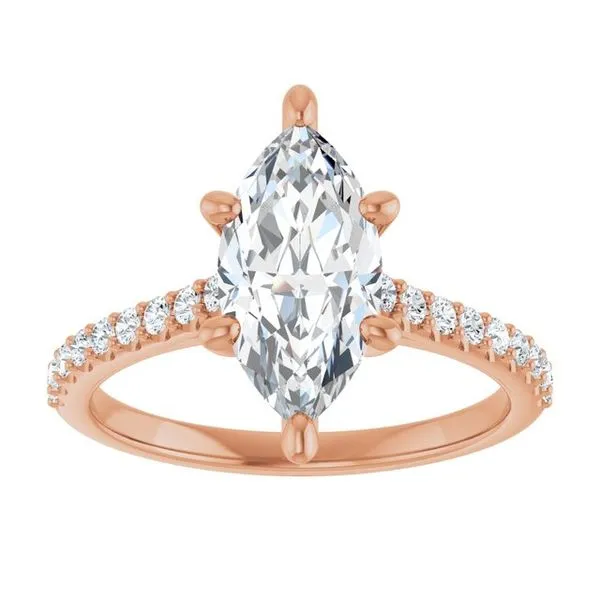 Accented Infinity-Inspired Engagement Ring Image 3 Raleigh Diamond Fine Jewelry Raleigh, NC