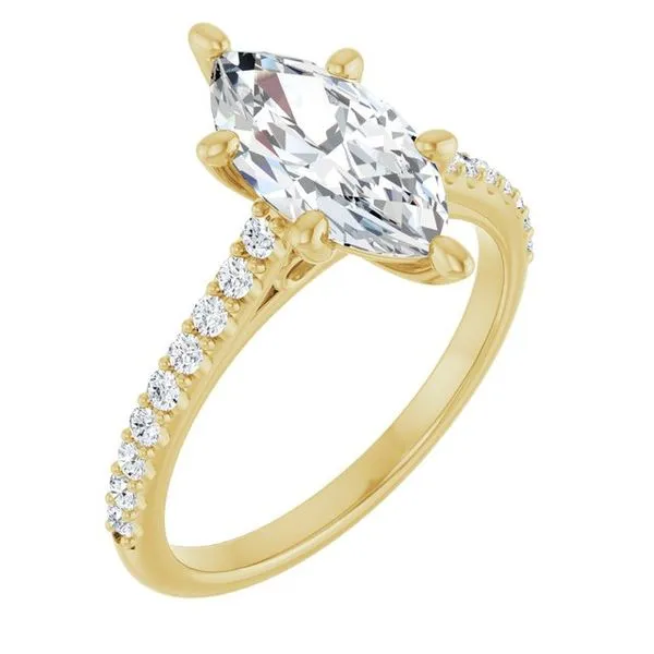 Accented Infinity-Inspired Engagement Ring Austin's Fine Diamonds & Jewelry Lyndhurst, NJ
