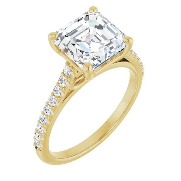 Accented Infinity-Inspired Engagement Ring Austin's Fine Diamonds & Jewelry Lyndhurst, NJ