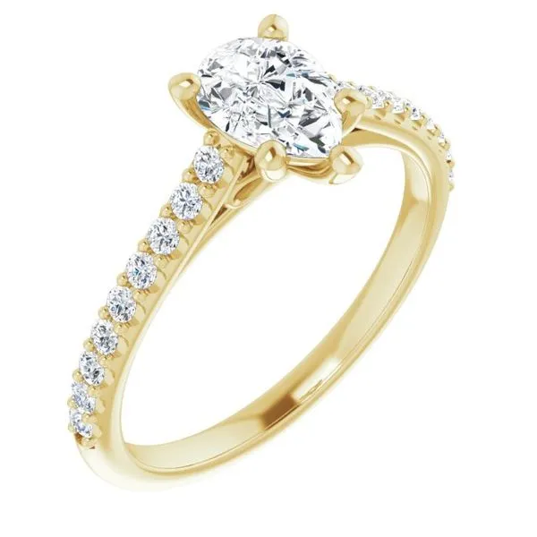 Accented Infinity-Inspired Engagement Ring Vulcan's Forge LLC KANSAS CITY, MO