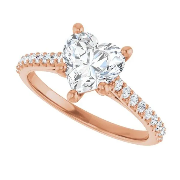 Accented Infinity-Inspired Engagement Ring Image 5 Shipley's Fine Jewelry Hampstead, MD