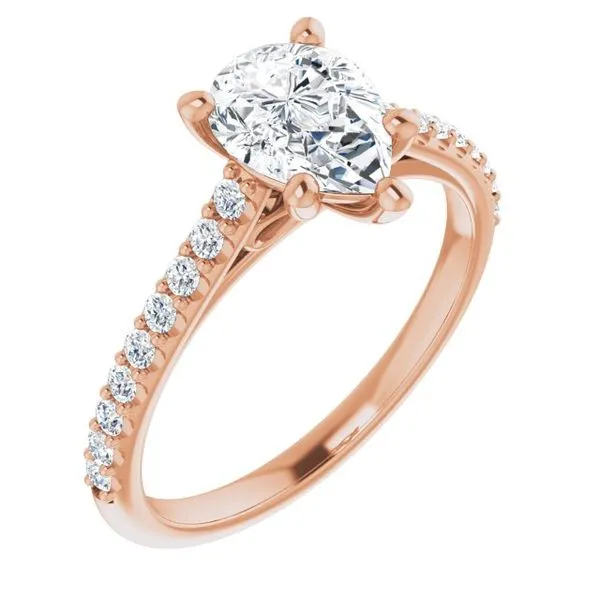 Accented Infinity-Inspired Engagement Ring Raleigh Diamond Fine Jewelry Raleigh, NC