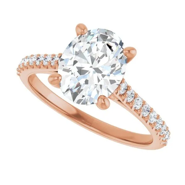 Accented Infinity-Inspired Engagement Ring Image 5 Shipley's Fine Jewelry Hampstead, MD