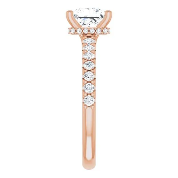Hidden Halo-Style Engagement Ring Image 4 Raleigh Diamond Fine Jewelry Raleigh, NC