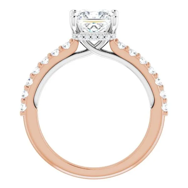 Hidden Halo-Style Engagement Ring Image 2 Arezzo Jewelers Elmwood Park, IL