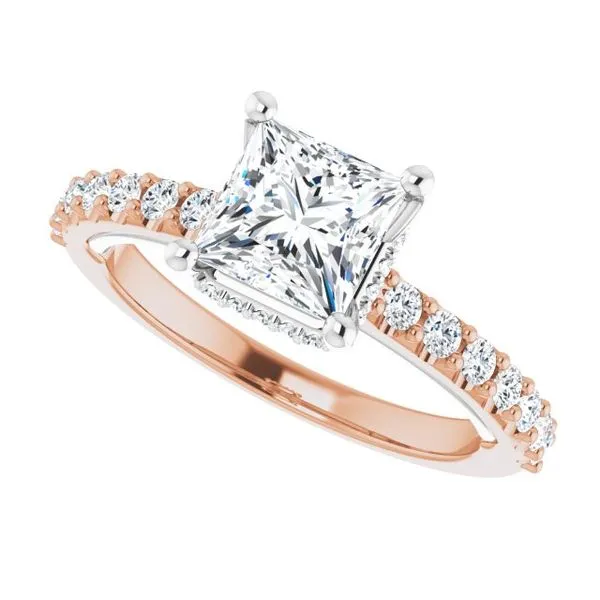 Hidden Halo-Style Engagement Ring Image 5 Arezzo Jewelers Elmwood Park, IL