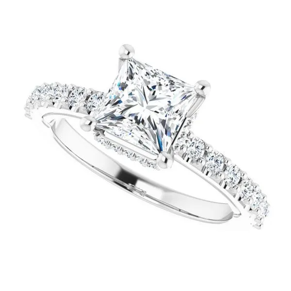 Hidden Halo-Style Engagement Ring Image 5 Arezzo Jewelers Elmwood Park, IL