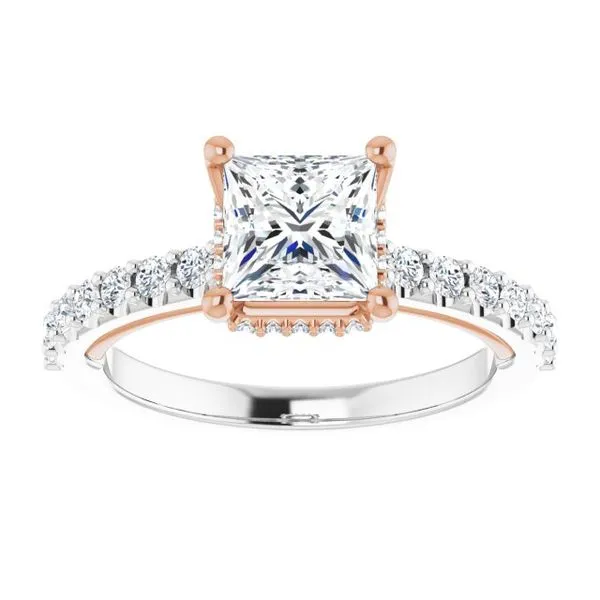 Hidden Halo-Style Engagement Ring Image 3 Rox Atlanta Jewelers Decatur, GA