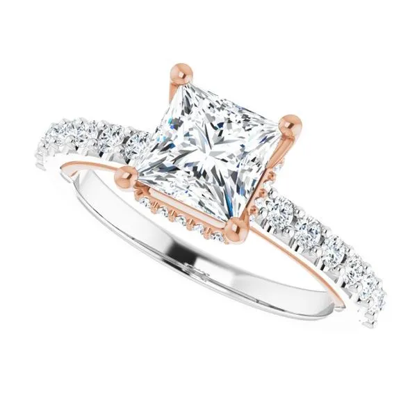 Hidden Halo-Style Engagement Ring Image 5 Rox Atlanta Jewelers Decatur, GA