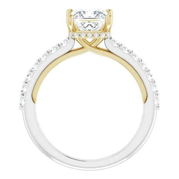 Hidden Halo-Style Engagement Ring Image 2 Eskews Fine Jewelers Lee's Summit, MO