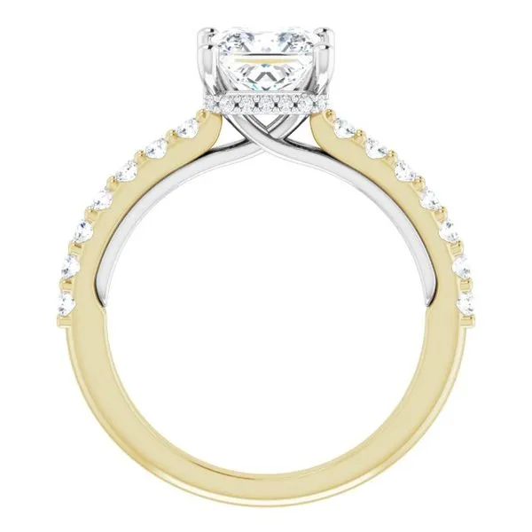 Hidden Halo-Style Engagement Ring Image 2 Clater Jewelers Louisville, KY