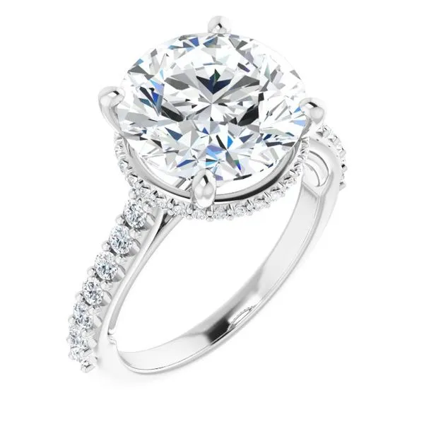 Hidden Halo-Style Engagement Ring Clater Jewelers Louisville, KY